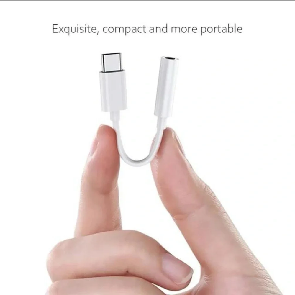 Type C Adapter to 3.5mm Jack,1 Piece USB Type C to 3.5mm AUX Audio Headphone